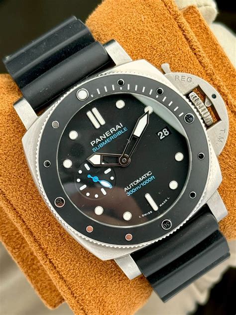 panerai submersible ceramic bezel part|Panerai submersible 42.